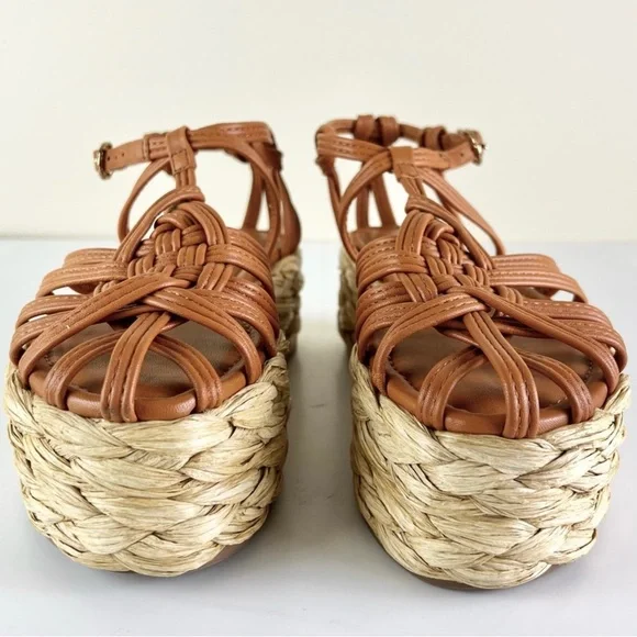 NEW ULLA JOHNSON LEATHER PLATFORM SANDALS - Picture 10 of 12